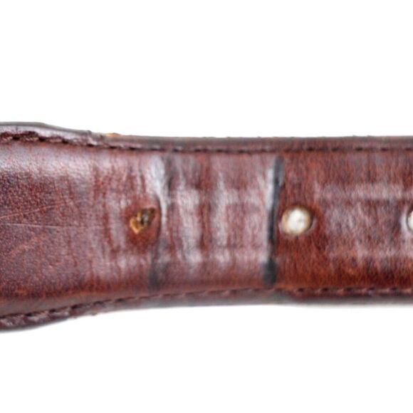 Onyx by BRIGHTON BROWN GENUINE LEATHER 1 1/8"Wd CASUAL DRESS BELT Sz 40 (G37 - Picture 13 of 15